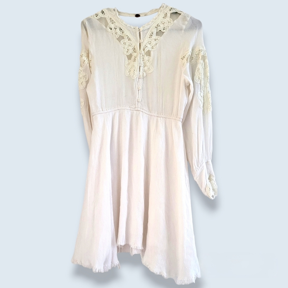 Women's Free People Long Sleeve Mini Dress Size Small
